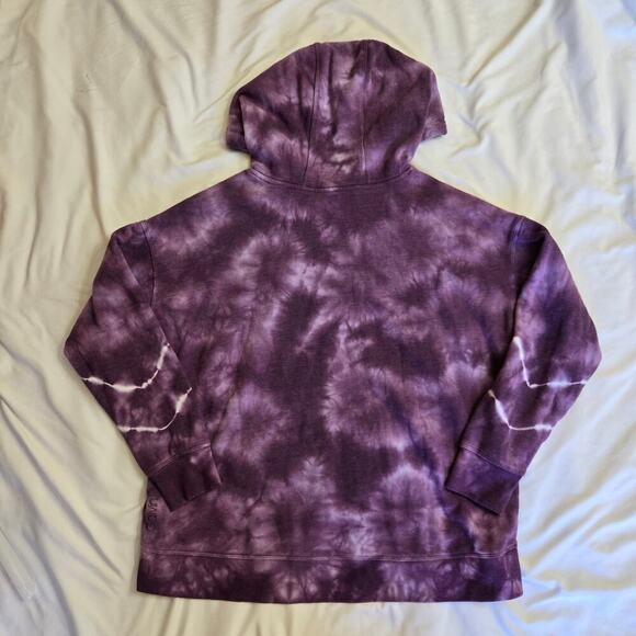 Calvin Klein Performance Tie-Dye Pullover Hoodie Womens Medium Boho Athletic - Picture 6 of 10